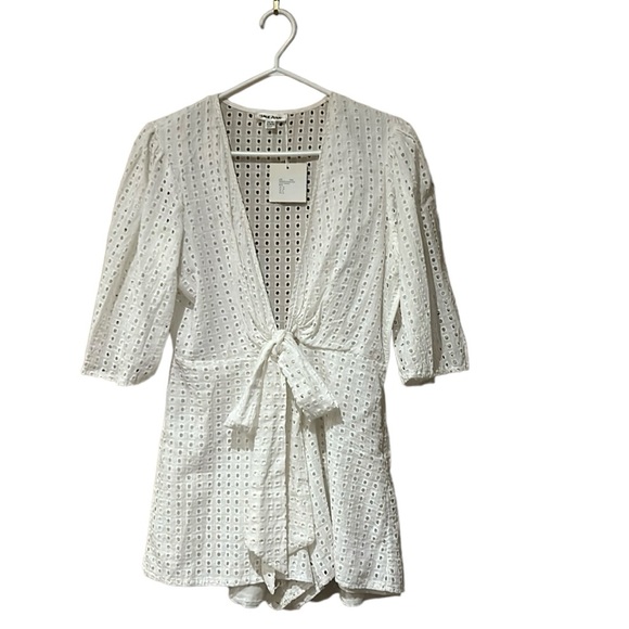 Public desire  puff sleeve play suit size 8 - Picture 1 of 8